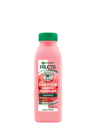 shampoo hair food sandía