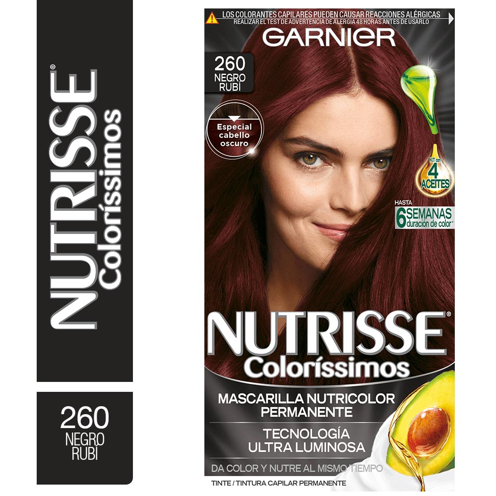 Colorissimo Colorant Nutrisse Colorissimo - Coloración negro | Garnier Perú
